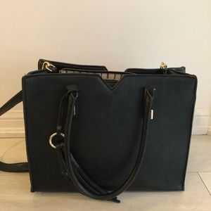 Black Vegan Leather Purse
